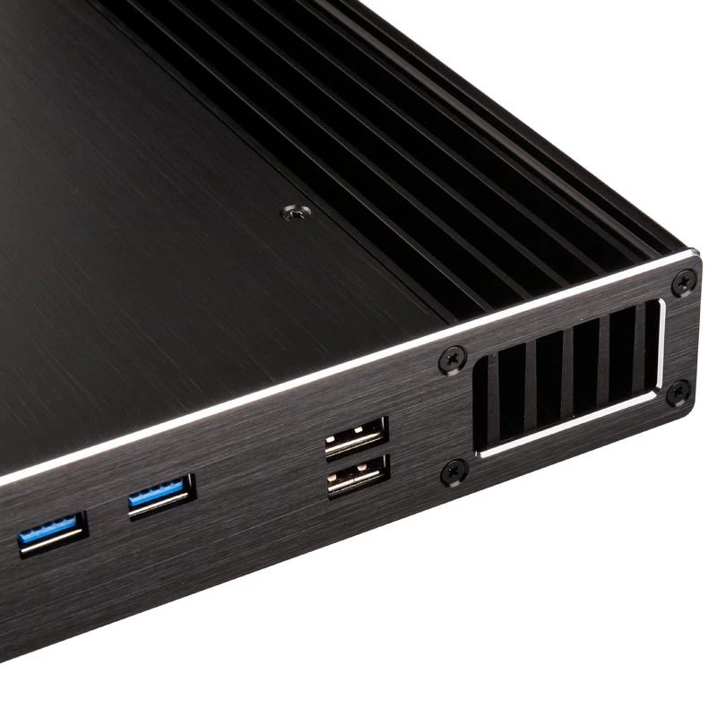 PC-korpus Akasa Plato X7D väikese kujuteguriga must