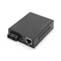 Digitus Gigabit PoE meediumimuundur, RJ45 / SC, SM, PSE