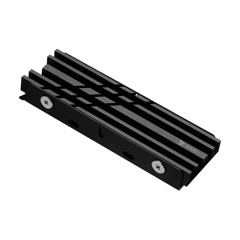 Õhkjahutus SAVIO M.2 NVMe 2280 AK-60 must jahutusradiaator 22x80 mm SSD-le