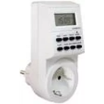 Nädala taimer as-Schwabe 24032 Digital Valge 230V 16A
