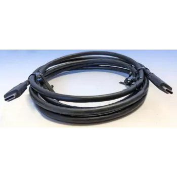 USB-C–USB-C kaabel Elotouch E969524 0,6 m must – USB-andmekaabel