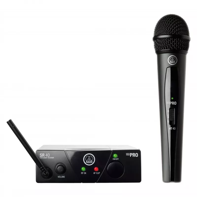 Juhtmevaba mikrofonikomplekt AKG WMS40 ISM 3 UHF sagedus, kaasaskantavad lavalier-/pihumikrofoni valikud