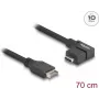 DeLOCK USB 10 Gbps kaabel Type-E Key A 20 kontaktiga isane USB USB-C emasele nurgelisele 70 cm