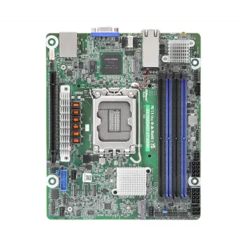 ASRock EC266D4ID-2T/X550 emaplaat Intel C266 LGA 1700 mini ITX