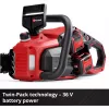 Juhtmeta mootorsaag EINHELL GP-LC 36/40 Li BL-Solo 36V (2x18V) punane/must — ilma aku ja laadijata
