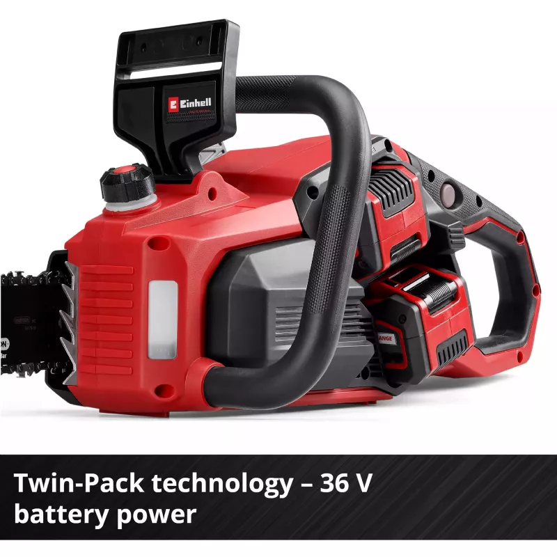 Juhtmeta mootorsaag EINHELL GP-LC 36/40 Li BL-Solo 36V (2x18V) punane/must — ilma aku ja laadijata