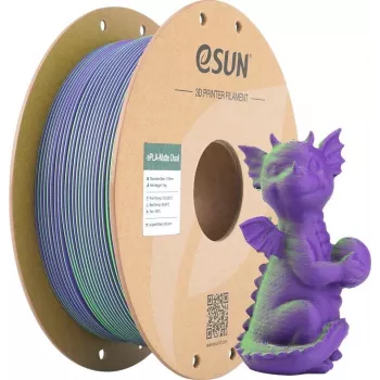 PLA MATTE DUAL 1,75mm ROHELINE LILLA 1kg ESUN 3D FILAMENT (PLA-MTD175B-GZ1P1)