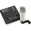 Mikrofon Behringer Voice Studio - salvestus- ja taskuhäälingukomplekt