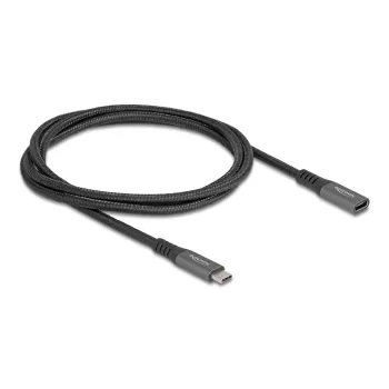 DeLOCK USB-pikenduskaabel USB USB-C isane emasele 10 Gbps 1 m hall metallist