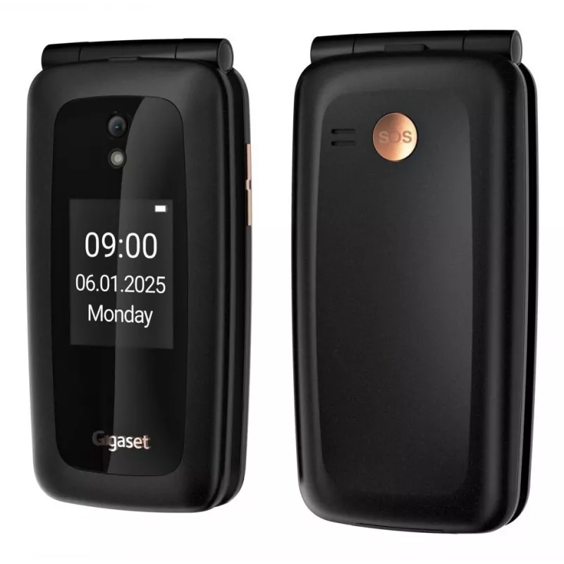 Gigaset GL795 7,11 cm (2,8) 142 g 48MB Must vanematele telefon