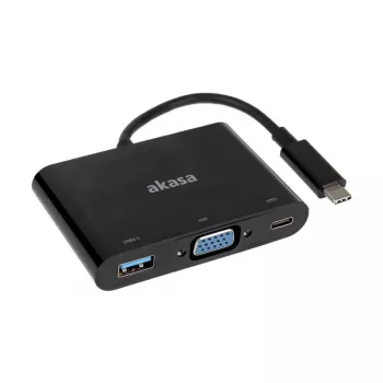Adapter USB-C to VGA Akasa AK-CBCA02-15BK
