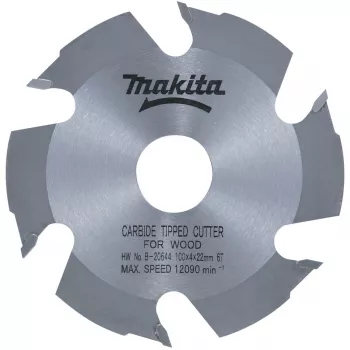 Makita - Scheibennutfräser - für Holz - 100 mm - 6 Zähne - für P/N: DPJ180ZJ (B-20644)
