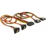 Sisemine toitekaabel DeLOCK 60154 0,3 m 4 x SATA 15-kontaktiline