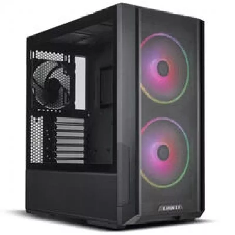 Lian Li LANCOOL 216 PC korpuse komplekt + HYDROSHIFT II LCD-C 360TL AiO - must
