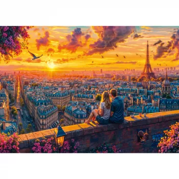 Pusle, schmidt spiele Parisian Rooftop Whispers — 1000 tükki