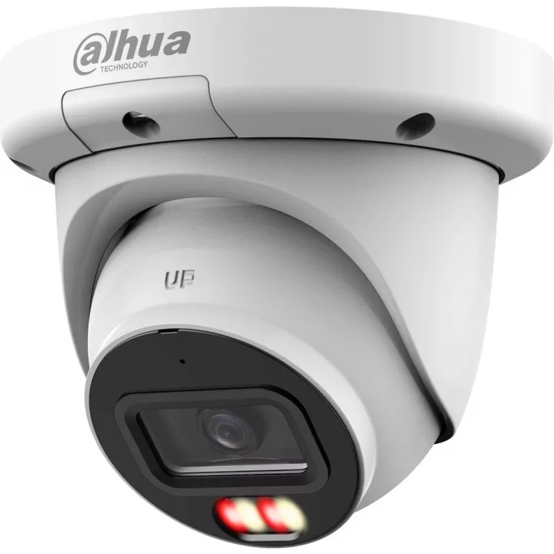 IP turret-kaamera DAHUA IPC-HDW3849QM-S-IL — 6 MP (3288×1850), laekinnitus, juhtmega, PoE, valge