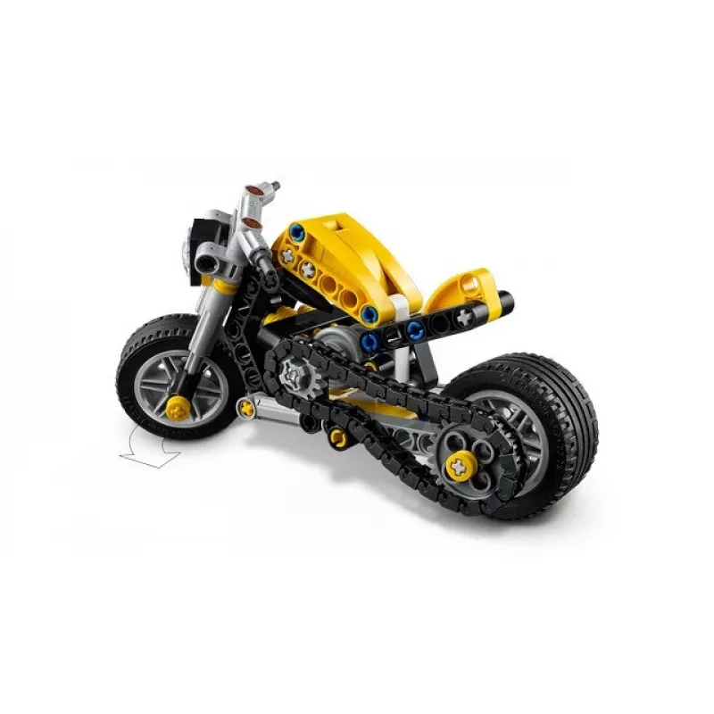 LEGO TECHNIC 42225 Kollane mootorratas