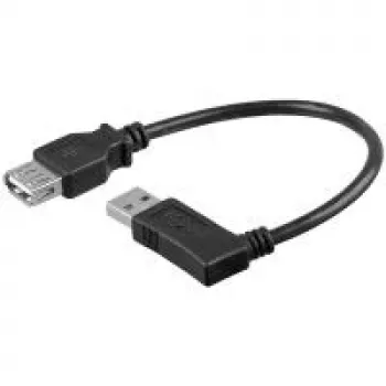 USB-kaabel Goobay 95701-GB USB 2.0 0,15 m must