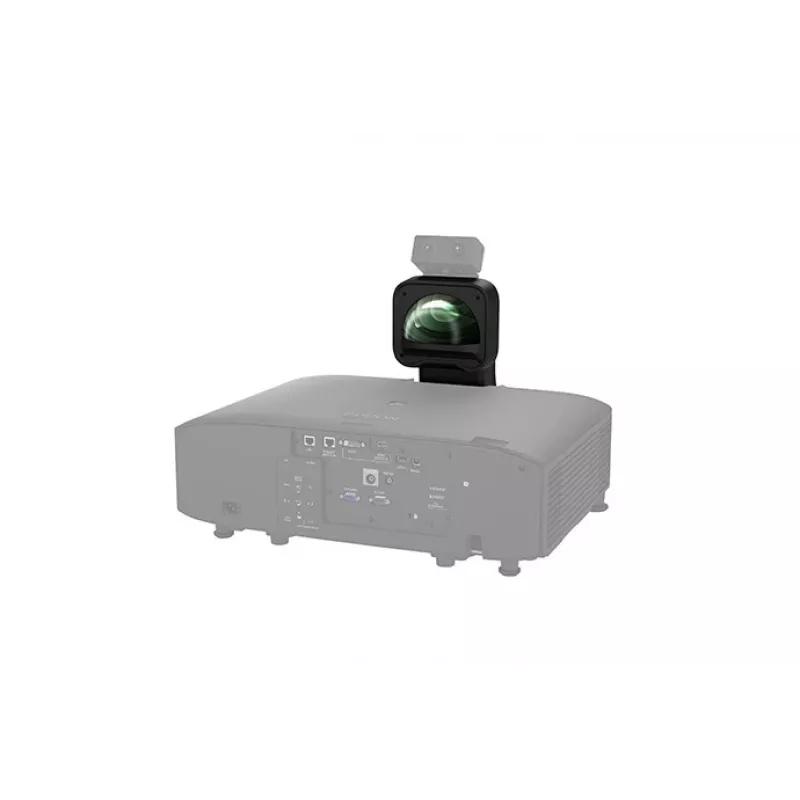 Projektsiooniobjektiiv Epson ELPLX01S — fikseeritud fookuskaugus 5,8 mm, fikseeritud ava 1,9 mm, ühildub valitud Epsoni projektoritega