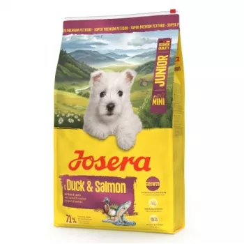 JOSERA Mini Junior Duck & Salmon - kuiv koeratoit - 10kg