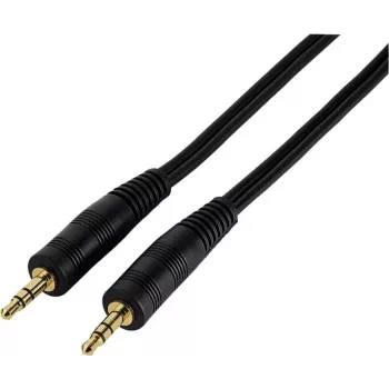 Hama Jack kaabel Plug - Plug, 3,5 mm, Stereo, 1,5 m helikaabel 3,5 mm Must