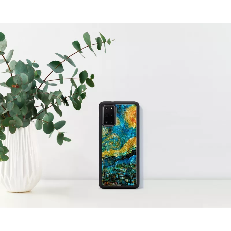Kaitsev telefoniümbris iKins Samsung Galaxy S20+ jaoks — täheöö must