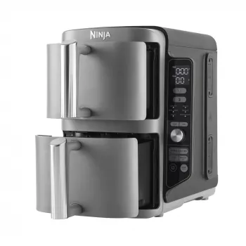 Ninja SL400EU fritüür Double 9.5 L 2470 W kuumaõhufritüür Must, Hall