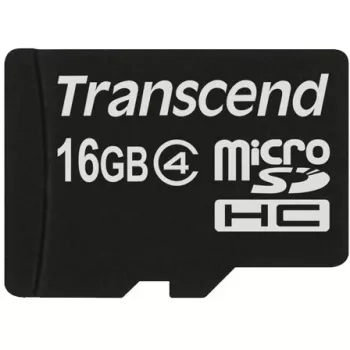 Transcend - Mälu kaart - 16GB - Class 4 - microSDHC (TS16GUSDC4)