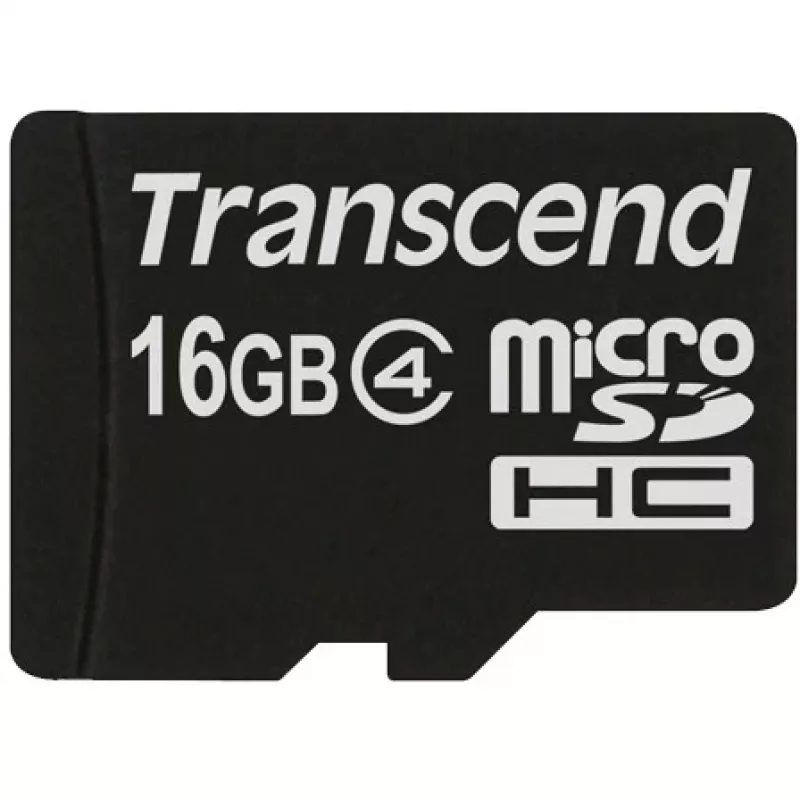 Transcend - Mälu kaart - 16GB - Class 4 - microSDHC (TS16GUSDC4)