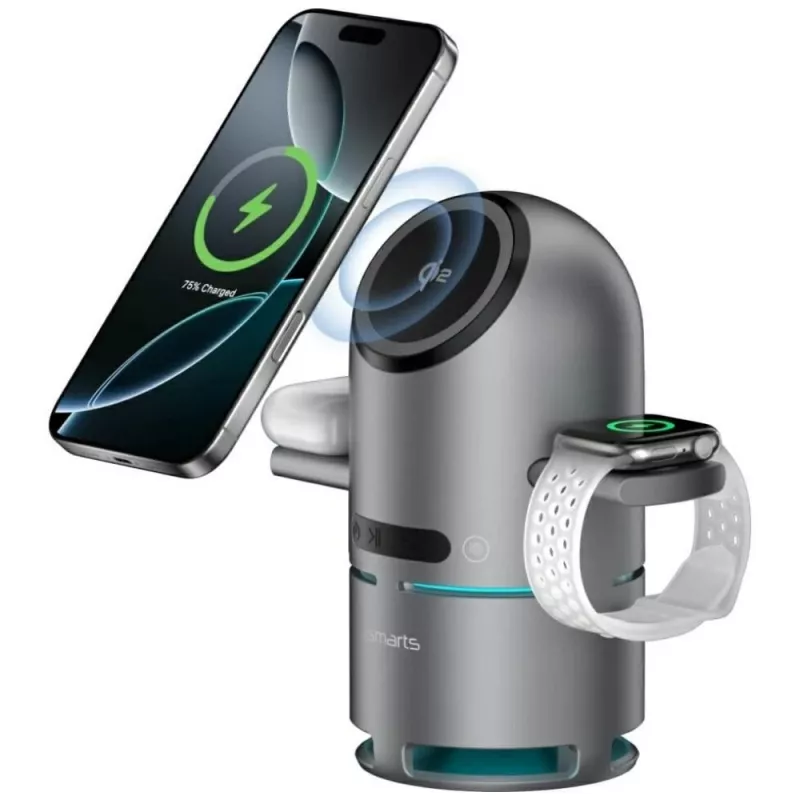Laadimisdokk ChargeBot Sound Qi2 hall