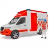 Bruder 1/16 Mercedes-Benz Sprinter Kiirabi koos juhiga