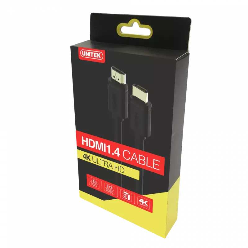 UNITEK Y-C138M HDMI-kaabel 2 m HDMI Type A (Standard) Must