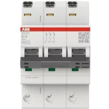 ABB kaitselüliti SX203-B16 Flexline B-karakteristik 6kA 16A 3P (2CDS253003R0165)