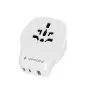 Seinareisiadapter GEMBIRD TPA-1A2C20-02-W 20W — 1×USB-A + 2×USB-C, Type G pistik, 100–250V, valge