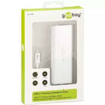 Wentronic goobay - Dokkimisjaam - (USB-C) - 10 Mb LAN (76788)