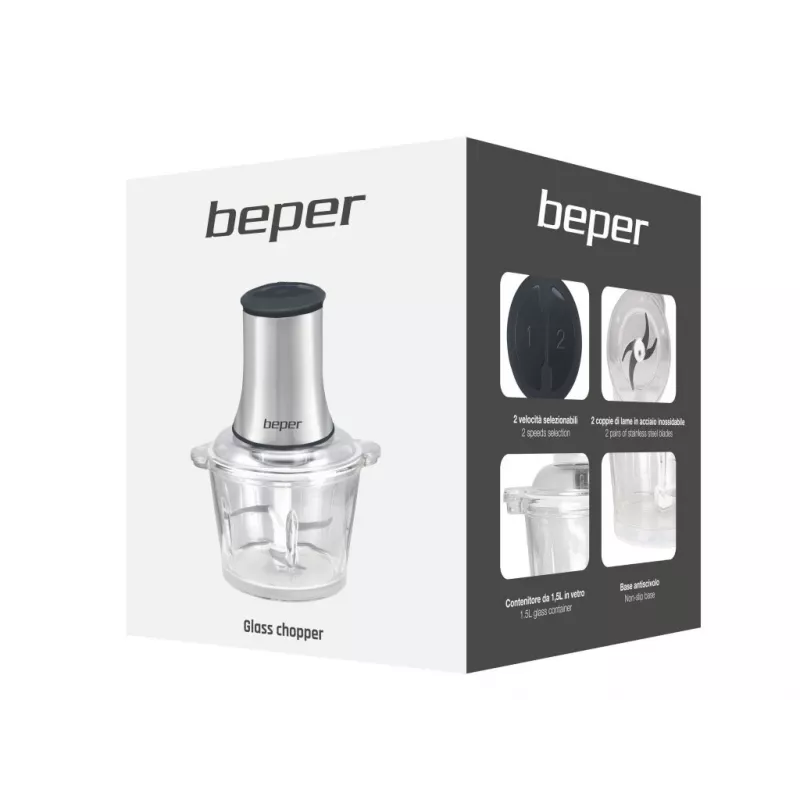 Electric kettle Beper P102ROB001 1.7 L 2200 W, roostevabast terasest küttekeha, juhtmega