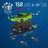 3D-pusle 158 tükki Lamborghini Huracan EVO roheline