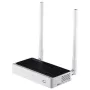 Laualine ruuter TOTOLINK N300RT — ühe ribaga 2,4 GHz Wi‑Fi 4, 300 Mbps, 5x RJ-45 Fast Ethernet porti, 2 välist 5 dBi antenni