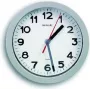 MAUL Wanduhr MAULstep White Silver plastik, Ø 20,0 cm (9052995)
