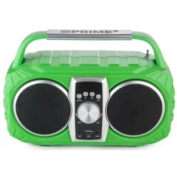 Raadiokell PRIME3 Prime3 APR71GR Neon — äratuskell FM-raadio ja LED-ekraaniga