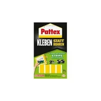 Pattexi kinnitus ilma puurimiseta, liimiribad, eemaldatavad, 10 tk