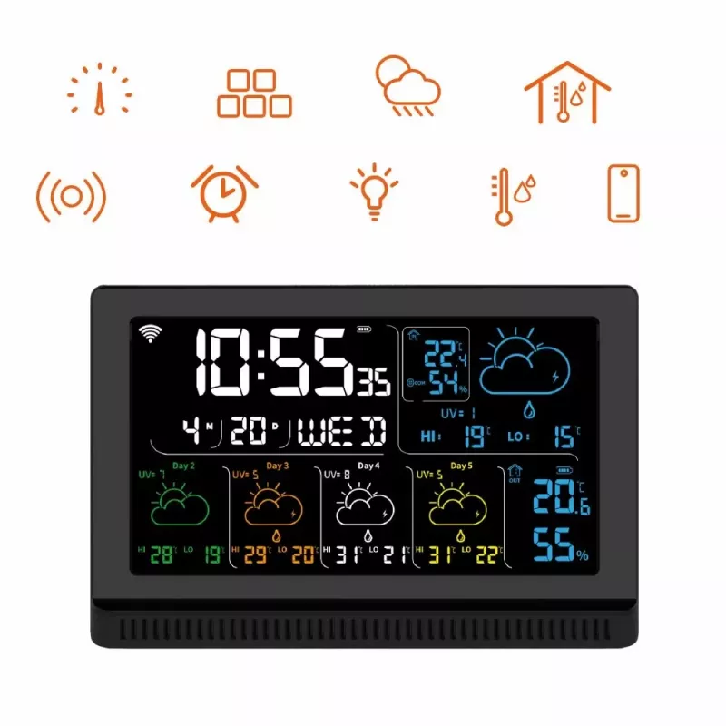 Nutikõlar MANTA MTO200B Windy Must — Bluetooth ja Wi‑Fi juhtmevaba heli, häälassistendi tugi