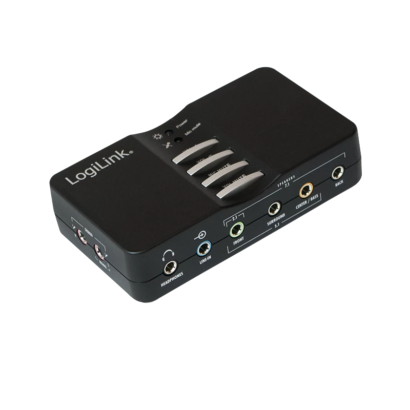 LogiLink USB helikarp Dolby 7.1 8-kanaliline 7.1 kanalit