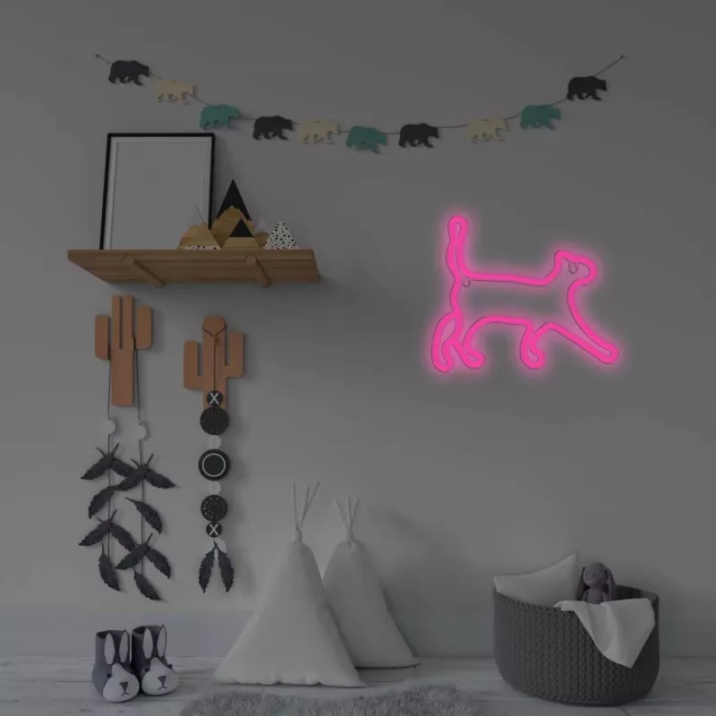 Dekoratiivne neoon-stiilis LED-valgusti MANTA SNL70PK Style Neon Lights CAT 2 Roosa (mudel SNL70PK)