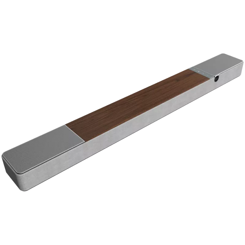 Heliriba kõlar KLIPSCH 1073541 — 3.1.2 kanalit, 100 W RMS, sisseehitatud bassikõlar, Hall/Pähkel