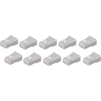 Traadipistik RJ-45 ShiverPeaks BS72052-10 isane valge 10 tk