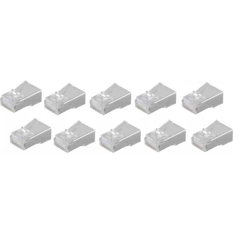 Traadipistik RJ-45 ShiverPeaks BS72052-10 isane valge 10 tk