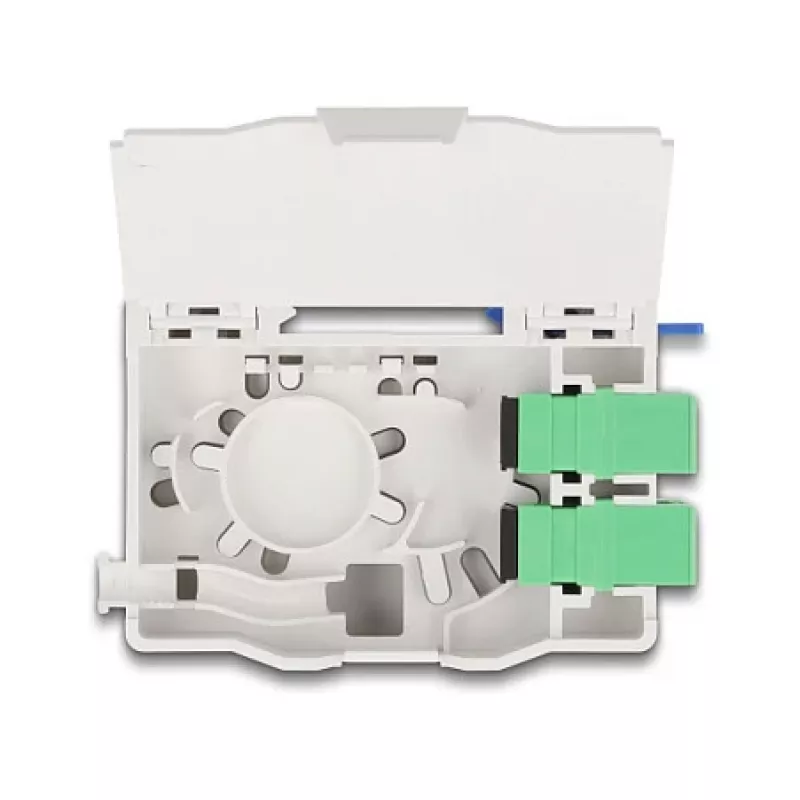 Optilise kiu ühenduskarp DeLOCK 88097 SC Simplex valge