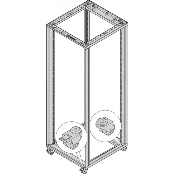 SCHROFF Lenkrollen - LENKROLLEN SET 200KG 50D 4 tk (27230067)