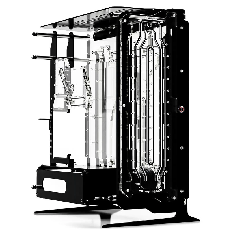 Front distribution plate for custom PC watercooling, Singularity Spectre 2.0 Elite – front panel reservoir/flow mount (SC-SPECTRE-ELITE-FRONT-BK)